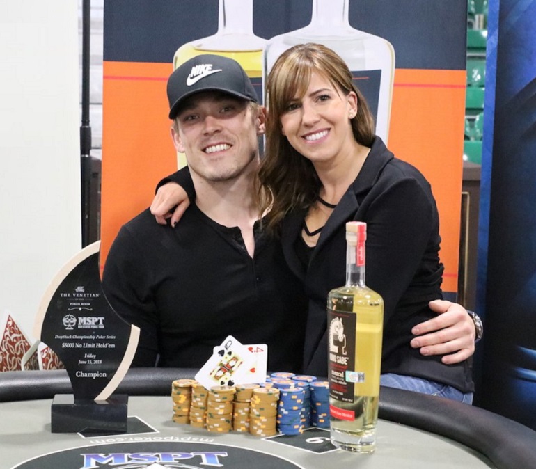 Alex Foxen & Kristen Bicknell at 2018 MSPT Venetian